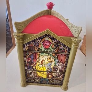 Tokyo Disney Beauty and the Beast Stained Glass Lantern Popcorn Bucket
